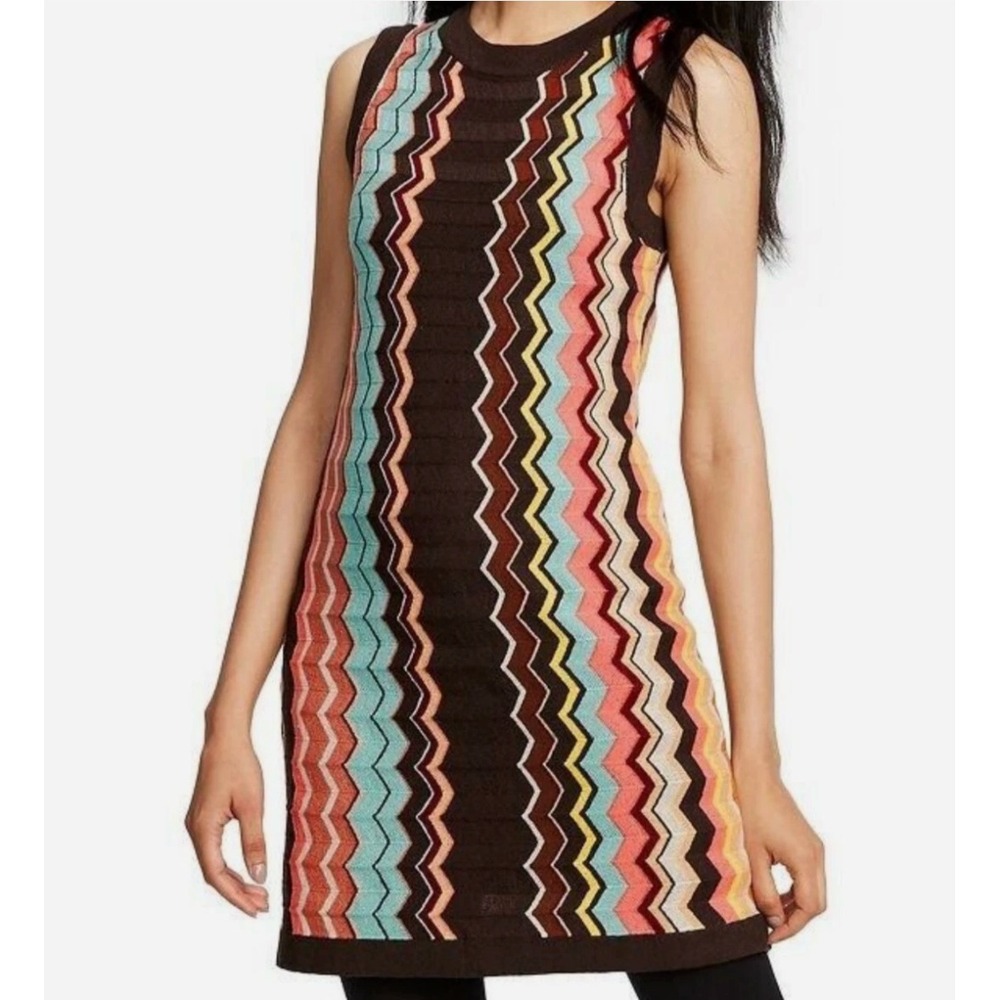 Missoni for Target 20th Anniversary Knit Chevron Shift Dress Sleeveless XS